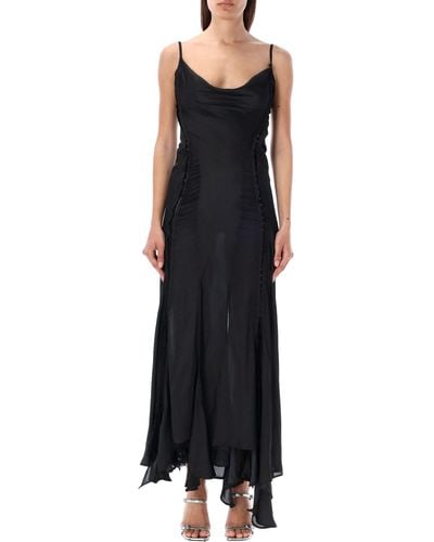 Y. Project Hook And Eye Long Dress - Black