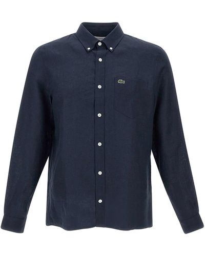 Lacoste Linen Shirt - Blue