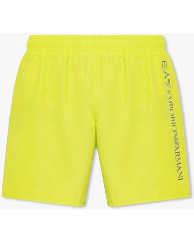 EA7 Swim Shorts - Yellow