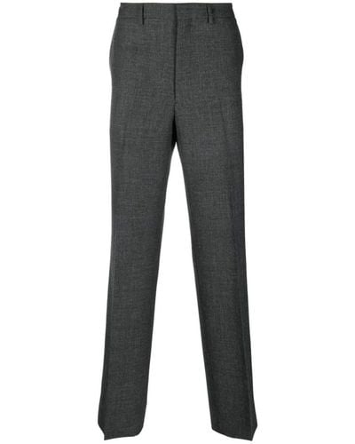Prada Virgin Wool Trousers - Grey