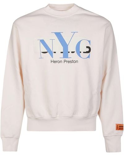 Heron Preston Nyc Censored Sweatshirt - White