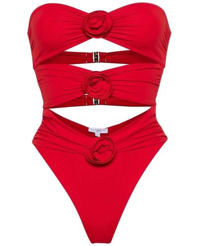 LaRevêche Vesna One Piece Swimsuit - Red