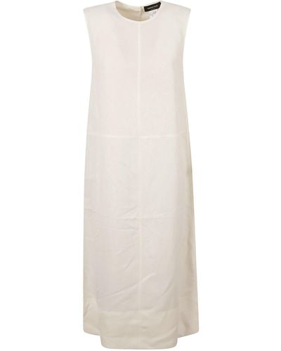 Fabiana Filippi Long-Length Sleeveless Dress - White