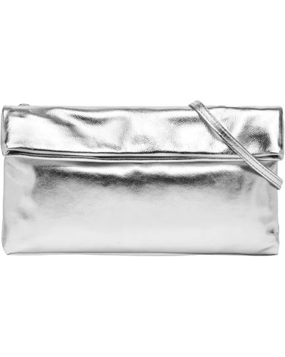 Gianni Chiarini Cherry Clutch Bag With Shoulder Strap - White