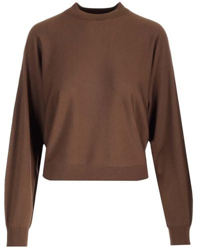 Theory Wool Sweater - Brown