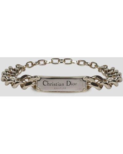 Dior Christian Couture Chain Link Bracelet - White
