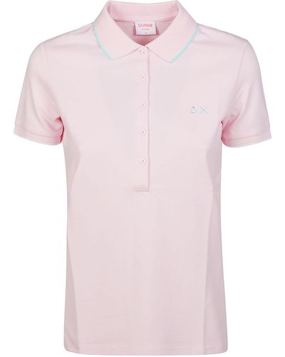Sun 68 Bordini Polo Shirt - Pink