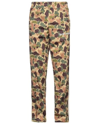 Palm Angels Camouflage Sweatpants - Natural