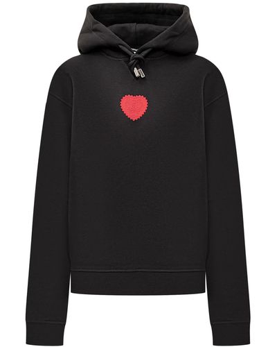 DSquared² D2 Heart Hoodie - Black