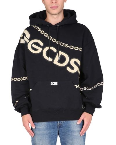 Gcds Chain Sweatshirt - Black