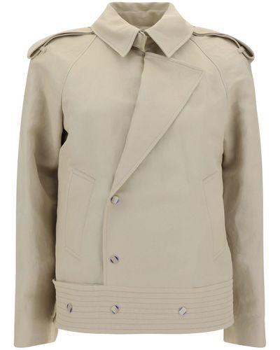Burberry Jackets Casual - Natural