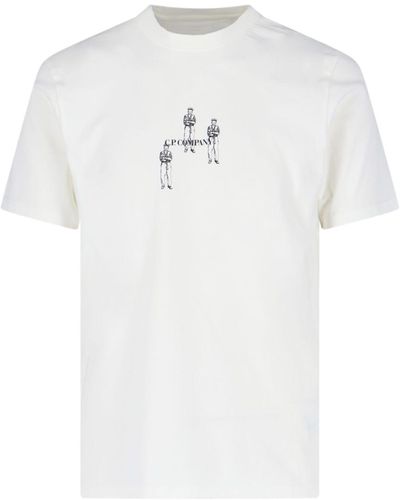 C.P. Company 'british Sailor' T-shirt - White