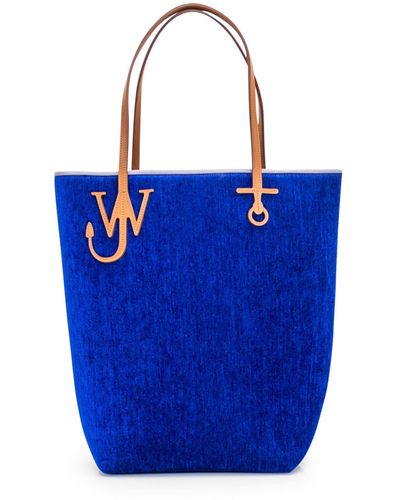JW Anderson Tall Anchor Tote Bag - Blue