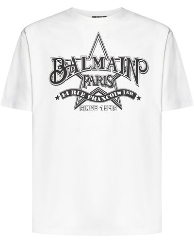 Balmain T-shirts And Polos - White