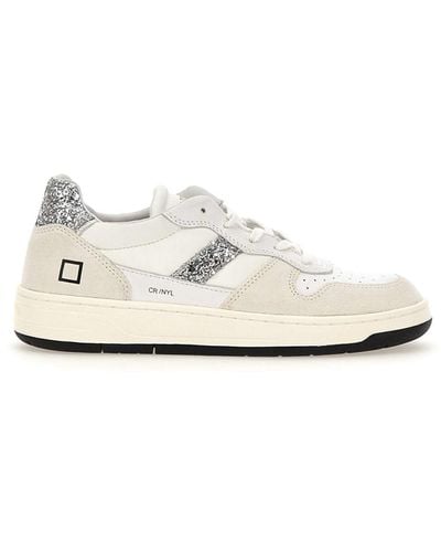 Date Court 2.0 Leather Trainers - White