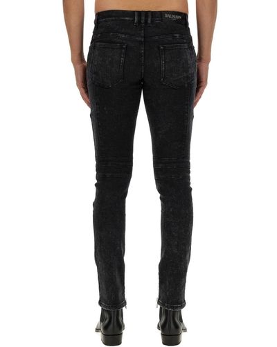 Balmain Slim Fit Jeans - Black