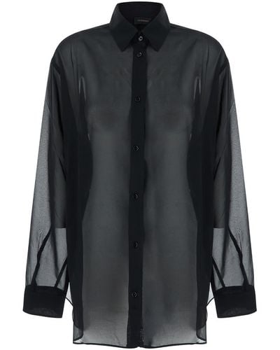 ANDAMANE Shirt With Buttons - Black
