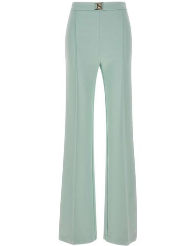 Elisabetta Franchi Daily Trousers - Green