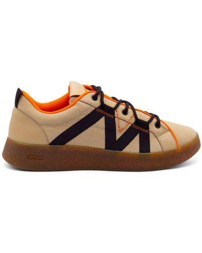 Vic Matié Multicolored Sneakers With Rubber Sole - Brown