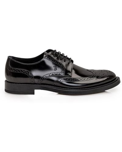Tod's Laced Derby - Black