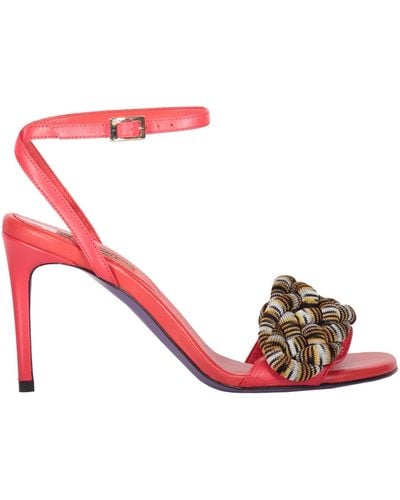 Missoni Heeled Sandals - Red