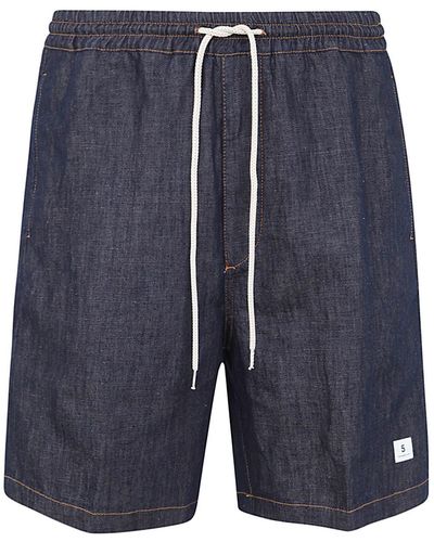 Department 5 Collins Shorts With Coulisse - Blue