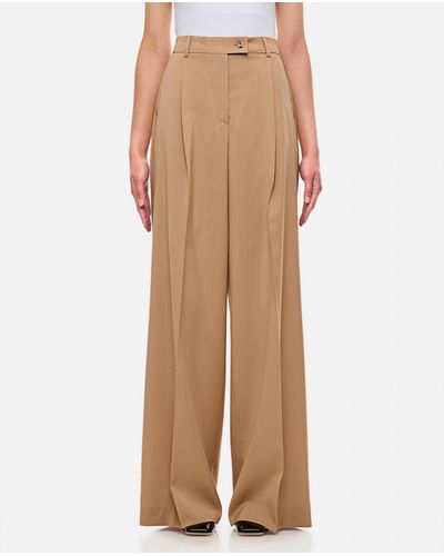 Sportmax Vela Cropped Trousers - Natural