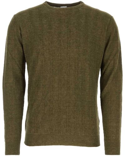 Aspesi Military Linen Jumper - Green