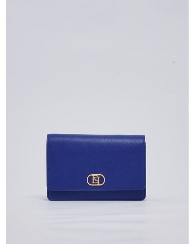 Elisabetta Franchi Poliester Clutch - Blue