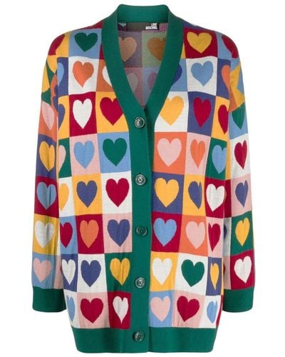 Love Moschino Jacquard Cardigan - Multicolor