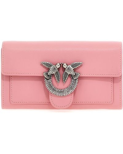 Pinko Love Wallets, Card Holders - Pink