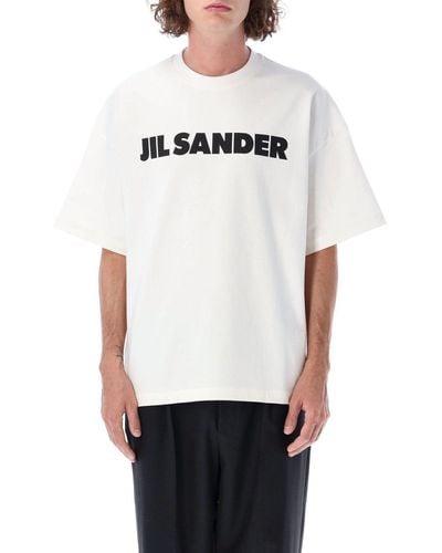 Jil Sander Logo T-Shirt - White