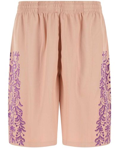Bluemarble Powder Fabric Bermuda Shorts - Pink
