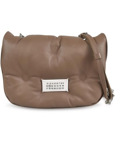 Maison Margiela Chain Semi Strap Shoulder Bag - Brown