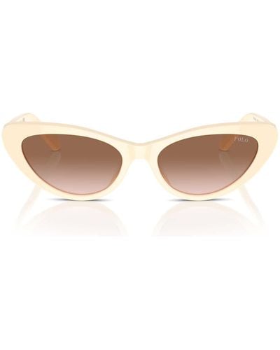 Polo Ralph Lauren Ph4199u Shiny Cream Sunglasses - White