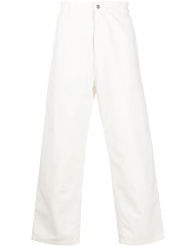 Carhartt Wide-panel Cotton Pants - White