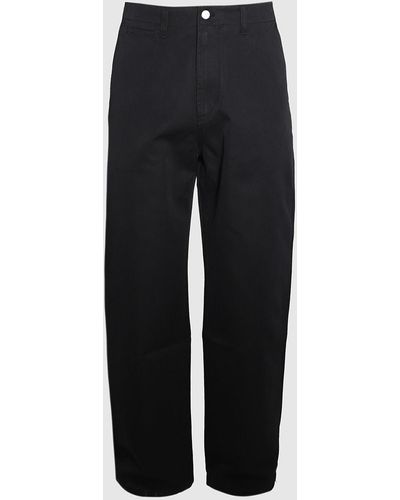 Burberry Cotton Trousers - Black