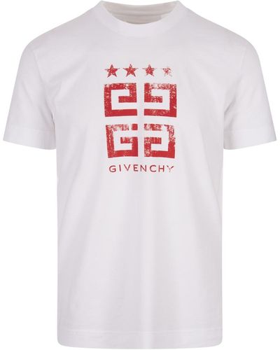 Givenchy 4G Stars Slim T-Shirt - White