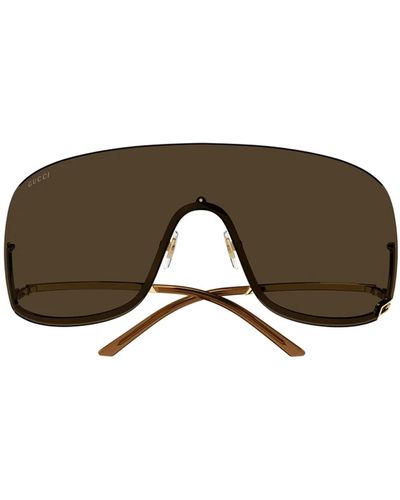 Gucci Gg1560S Linea Fashion 002 Sunglasses - Brown
