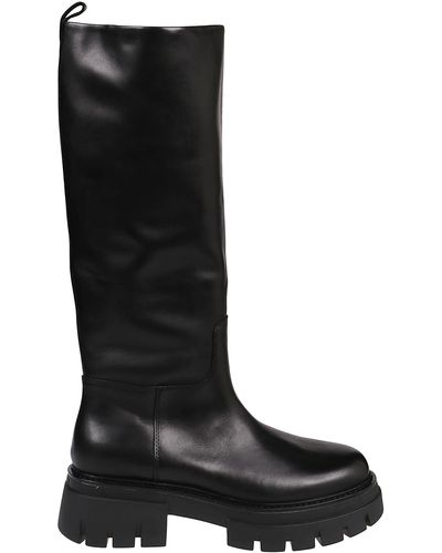 Ash Knee Boots - Black