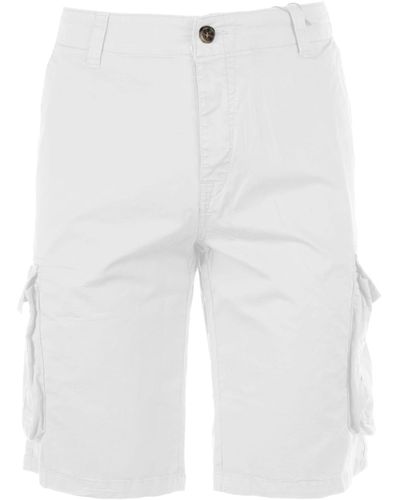 Mc2 Saint Barth Bermuda Freeport With Pockets - White