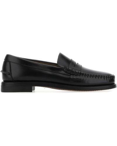 Sebago Leather Classic Dan Loafers - Black