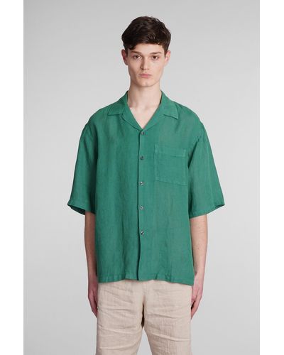 120% Lino Shirt - Green