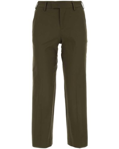 PT01 Army Stretch Cotton Pant - Green