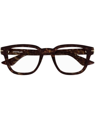 Montblanc Mb0305O Linea Nib Eyeglasses - Brown