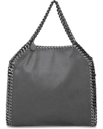 Stella McCartney Gray Polyester Mini Falabella Bag