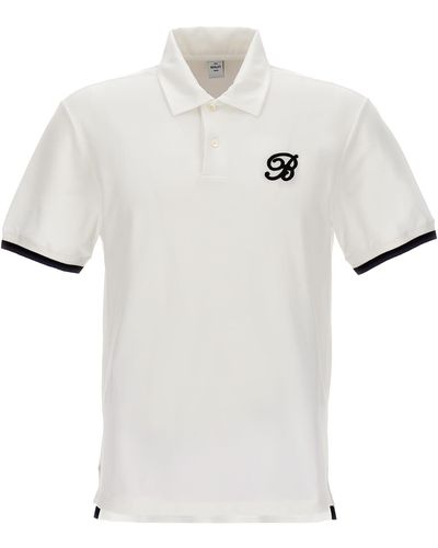 Berluti Logo Embroidery Polo Shirt - White