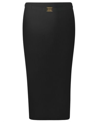 Miu Miu Ribbed Skirt - Black