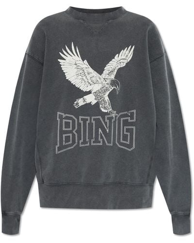 Anine Bing Sweatshirt With Print - Grey