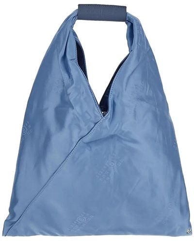 MM6 by Maison Martin Margiela Small Classic Japanese Bag - Blue